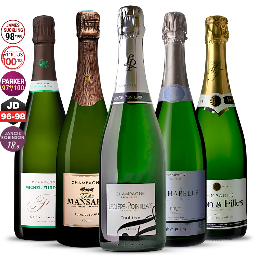 Pack 5 Champagnes de Artisans  3.75l