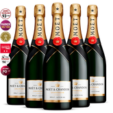 Pack 5 Champagnes Moët & Chandon - Brut Impérial 3.75l